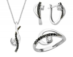 Schmuckset 925 Sterling Silber Zirkonia Schmuckset 925 Sterling Silber Zirkonia