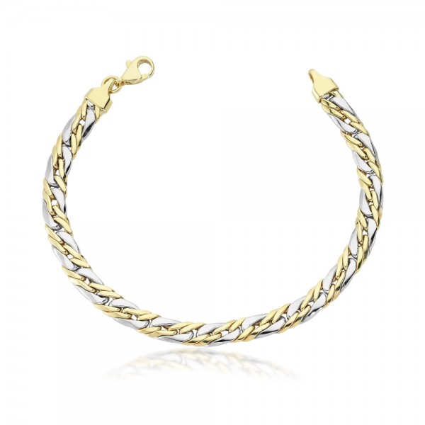 Armband 333er Gold Bicolor