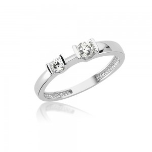 Solitär Damenring 925 Sterling Silber Zirkonia Solitär Damenring 925 Sterling Silber Zirkonia