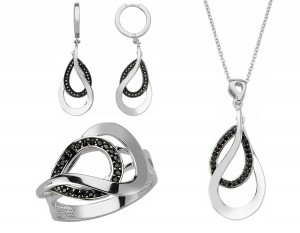 Schmuckset 925 Sterling Silber Zirkonia Schmuckset 925 Sterling Silber Zirkonia