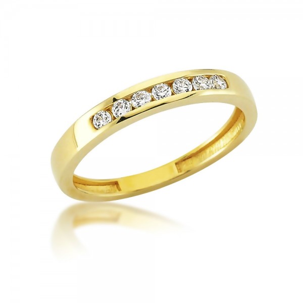 Damenring 333er Gold Zirkonia