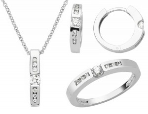 Schmuckset 925 Sterling Silber Zirkonia Schmuckset 925 Sterling Silber Zirkonia