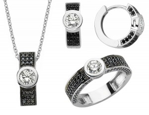 Schmuckset 925 Sterling Silber Zirkonia Schmuckset 925 Sterling Silber Zirkonia
