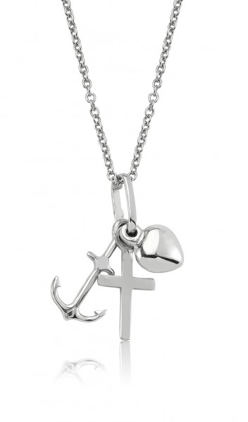 Anhänger Glaube Liebe Hoffnung 925 Sterling Silber